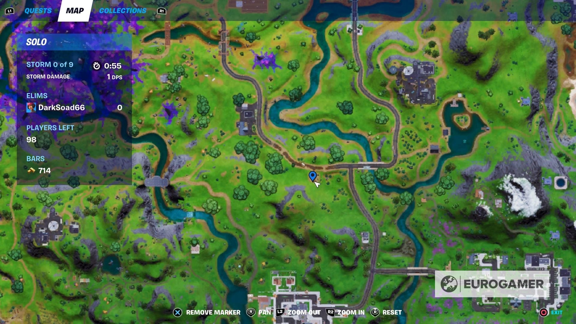 Fortnite  Plant saplings at Stumpy Ridge  Fork Knife Food Truck  or FN Radio explained - 54