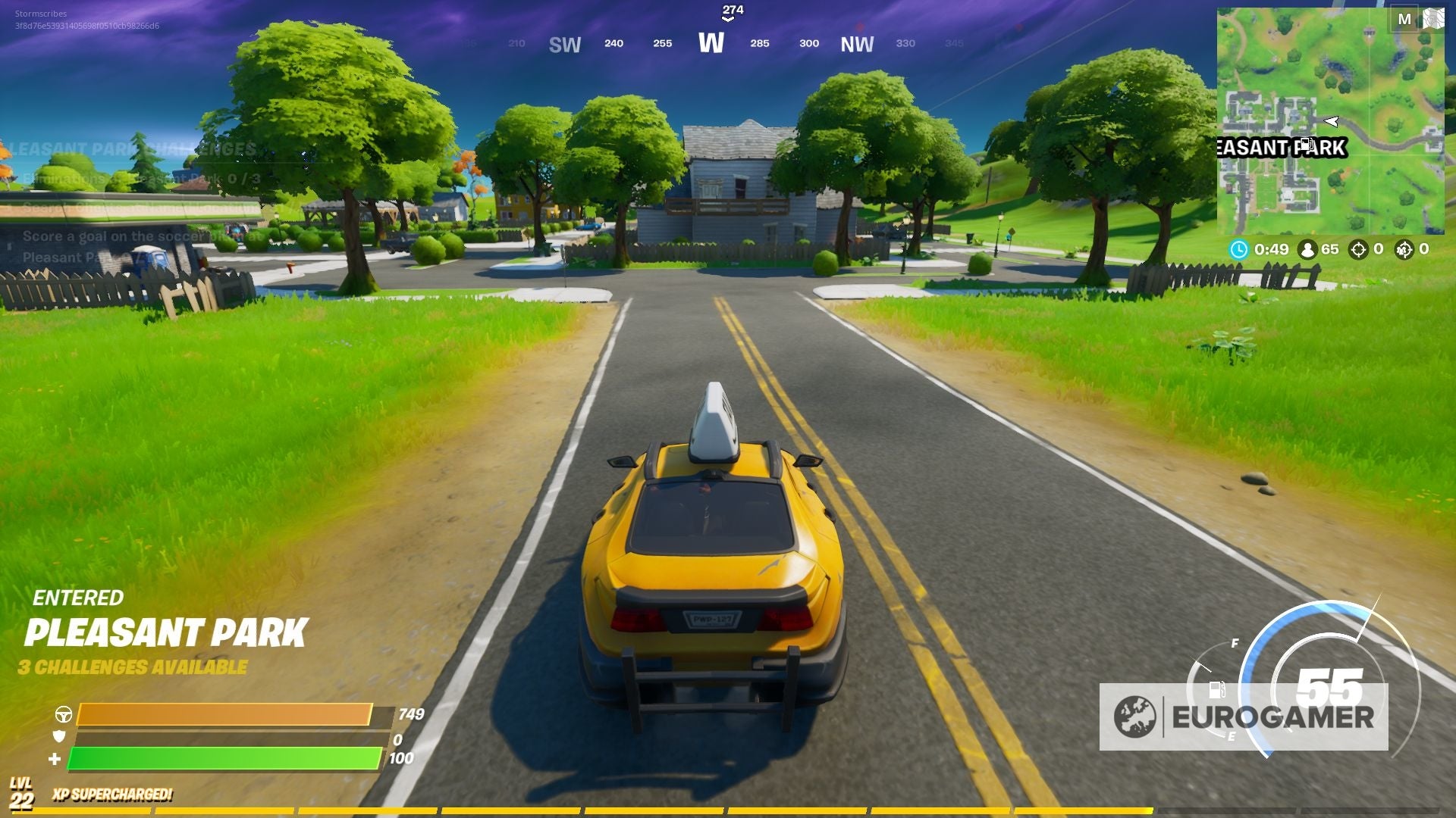 Fortnite Drive a car from Retail Row to Pleasant Park in under four minutes explained - 3