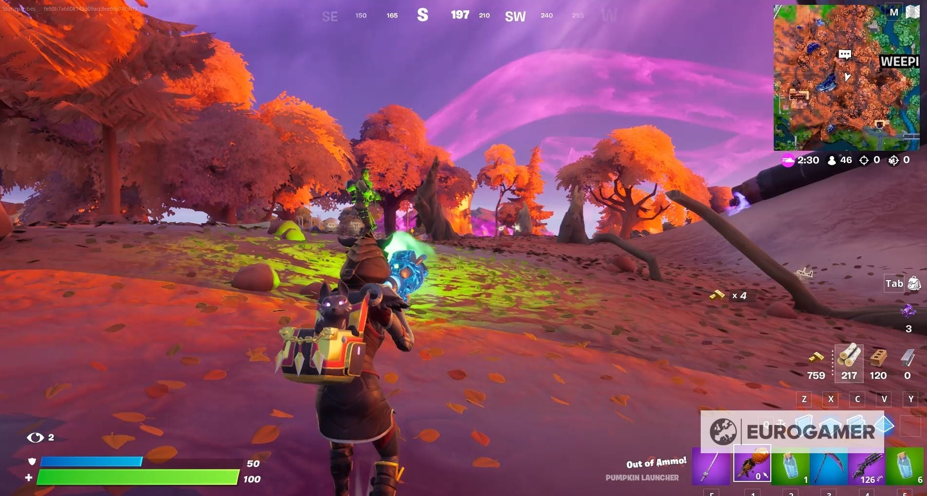 Fortnite Pumpkin Launcher location and how to eliminate an opponent with a Pumpkin Launcher explained - 99