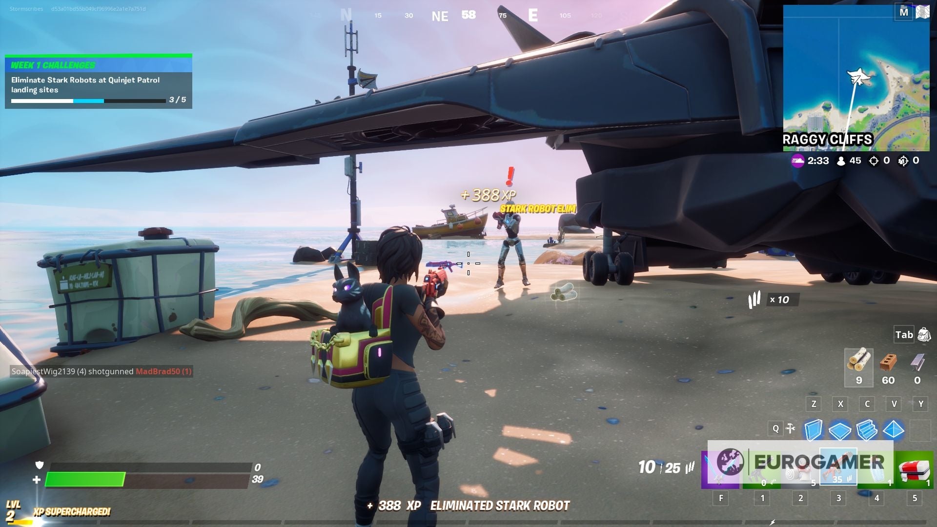 Fortnite Quinjet Patrol and Stark Robots  Supply Drones  how to find Quinjet Patrol landing sites explained - 4