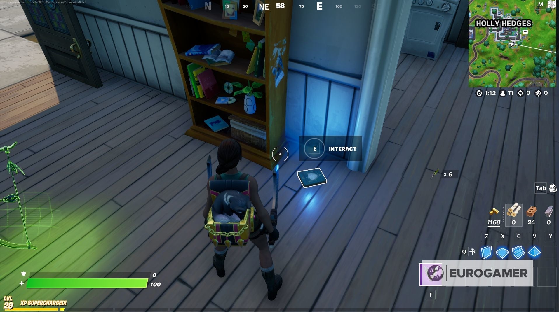 Fortnite   Research Book locations  Where to find research books in Holly Hedges and Pleasant Park - 92