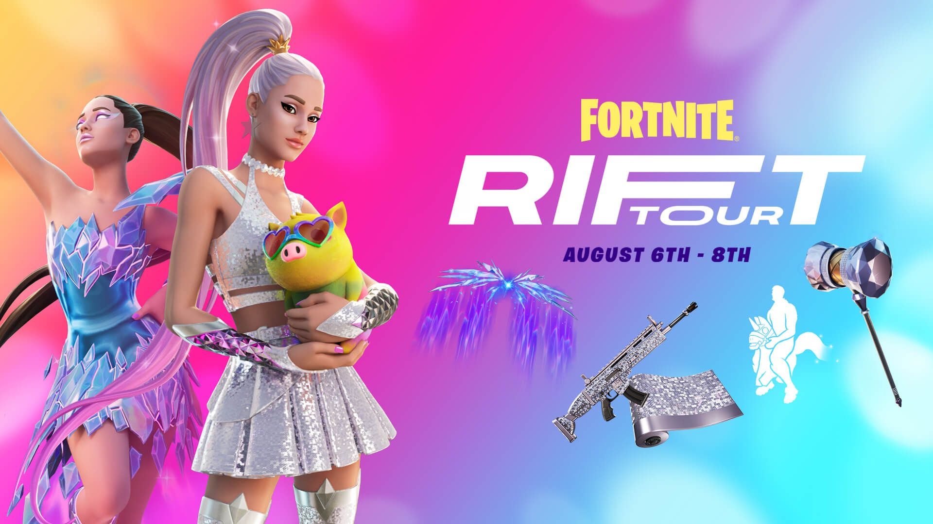 Fortnite Rift Tour Ariana Grande concert  Save the Date times  timer resolution and quests explained - 16