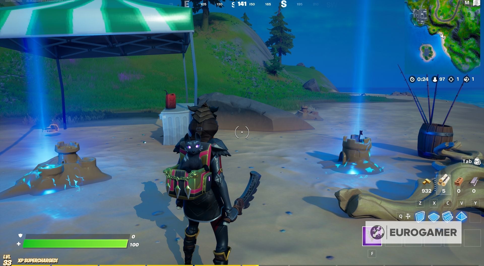Fortnite   Sandcastle locations  Where to build and destroy sandcastles explained - 41
