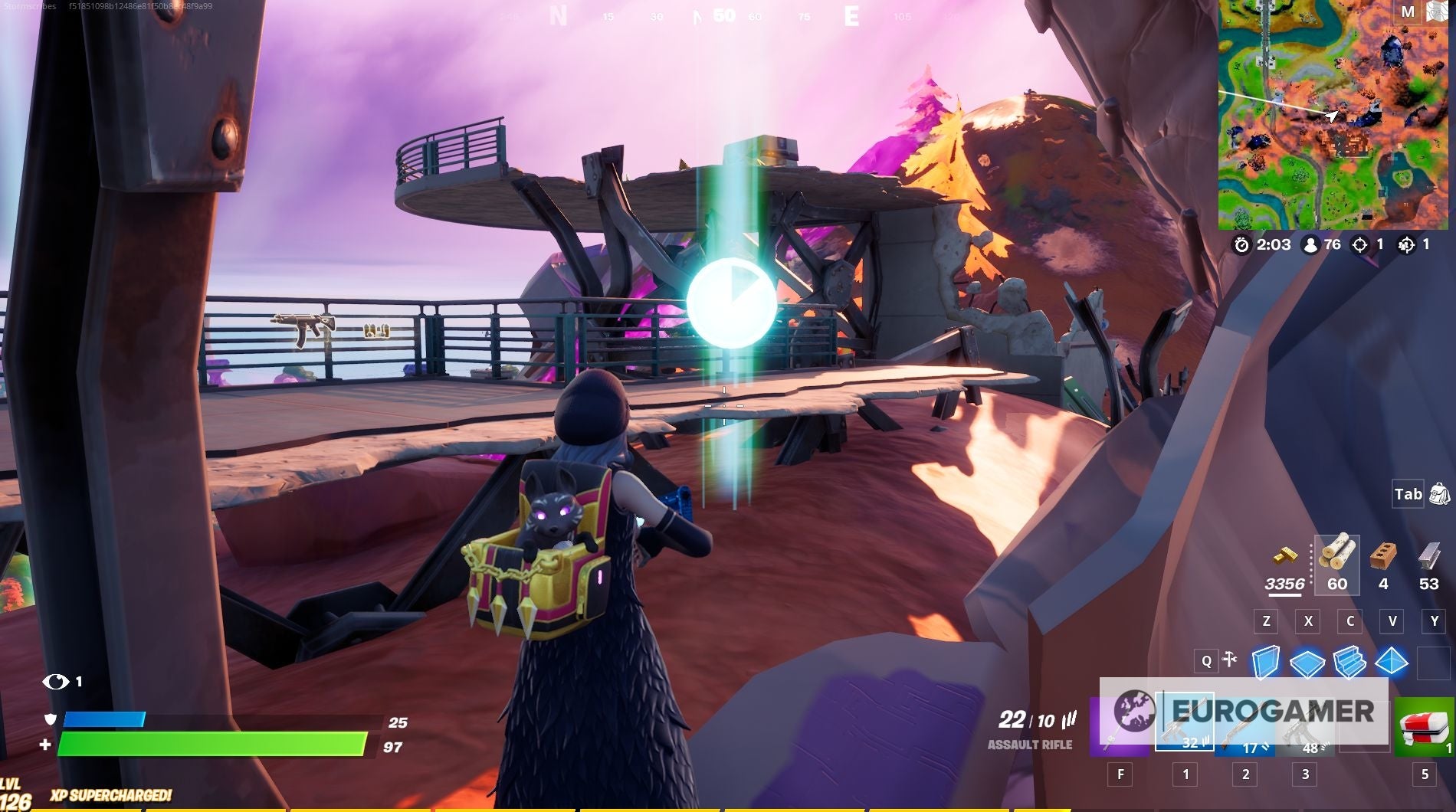 Fortnite Scout a UFO crash site  How to scout a UFO crash site in Fortnite - 86