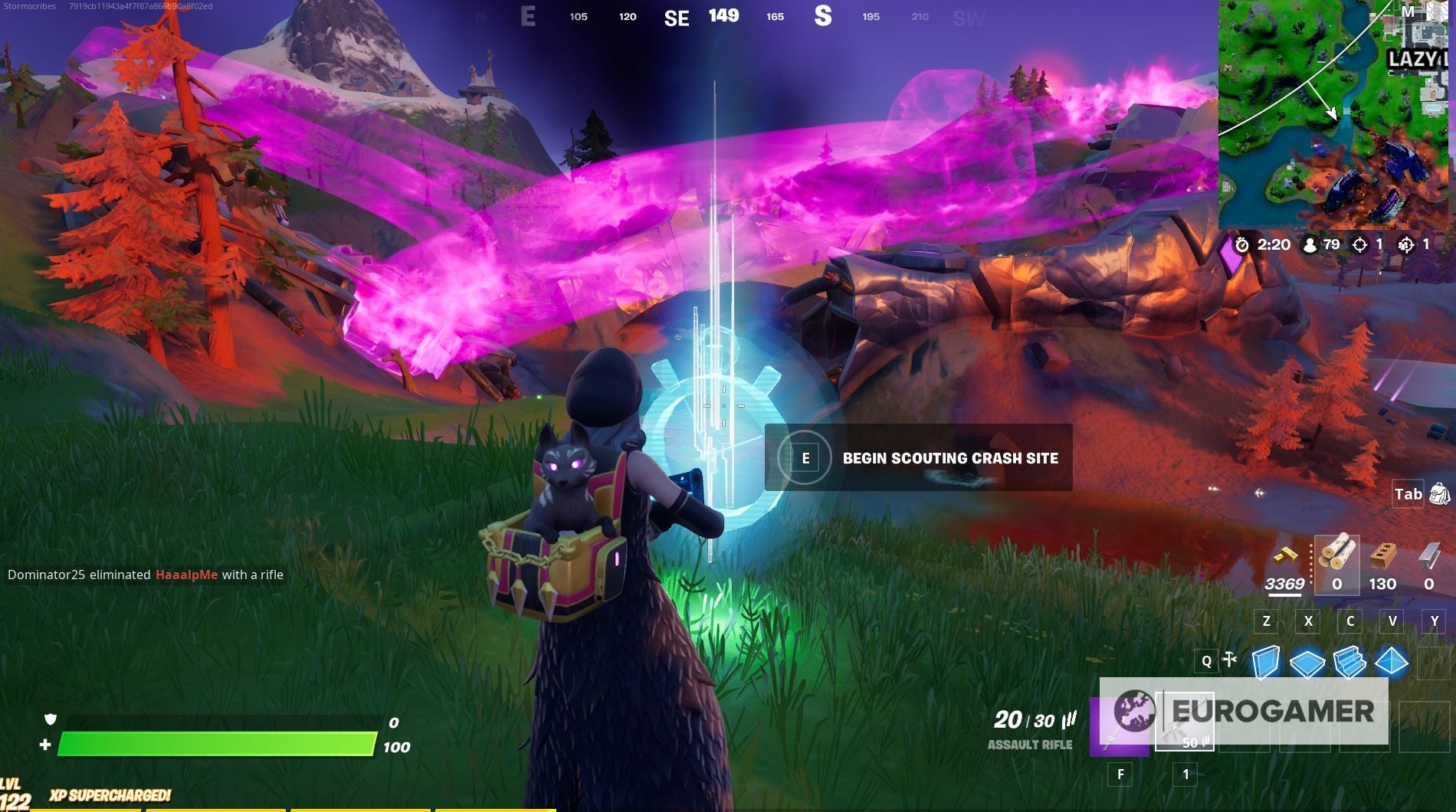 Fortnite Scout a UFO crash site  How to scout a UFO crash site in Fortnite - 90