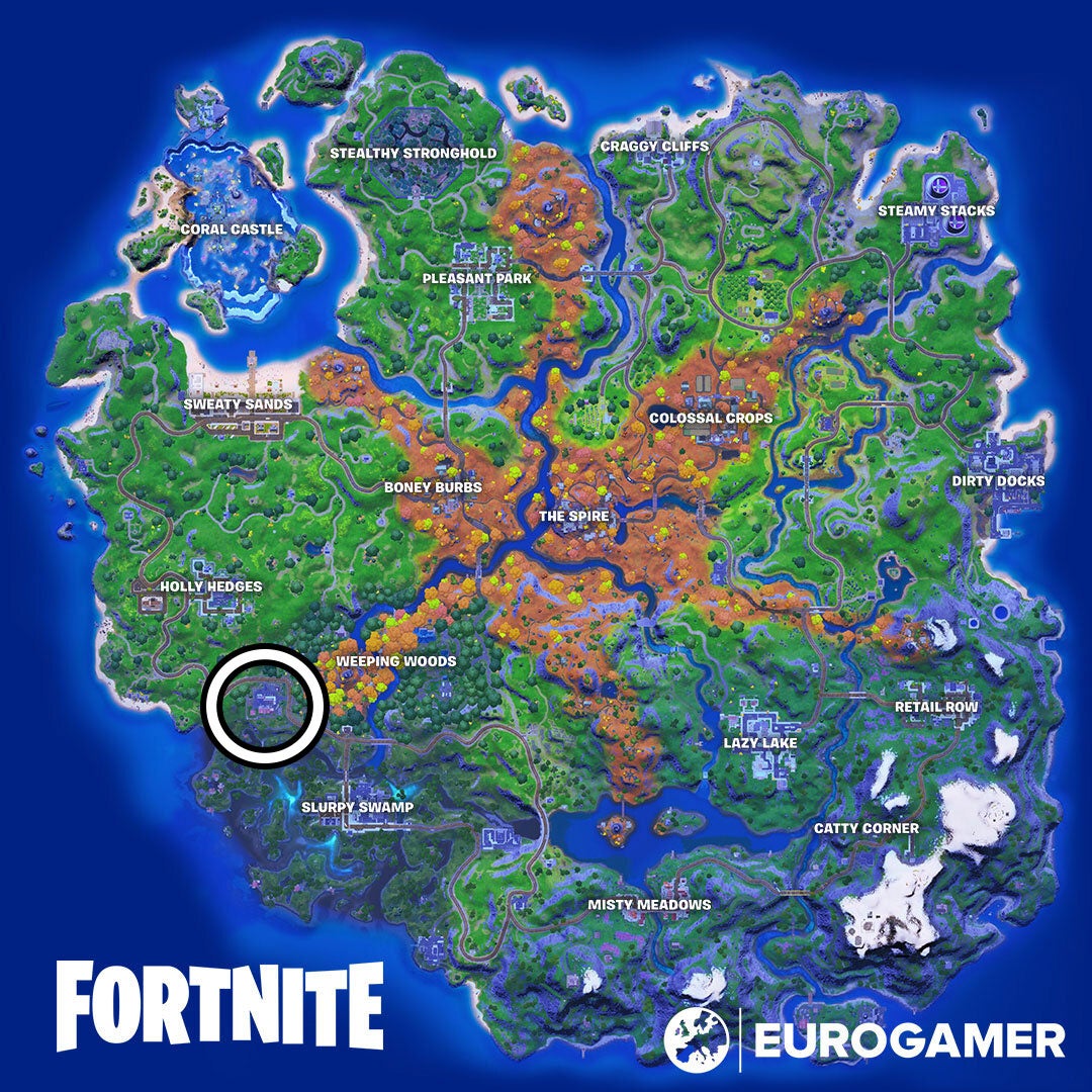 Fortnite   Durr Burger Kitchen location  How to find and dance in the Durr Burger Kitchen explained - 74