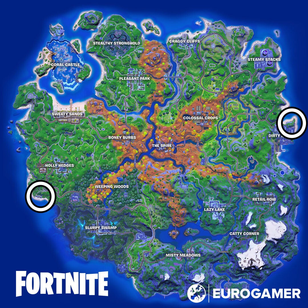 Fortnite   Sandcastle locations  Where to build and destroy sandcastles explained - 14