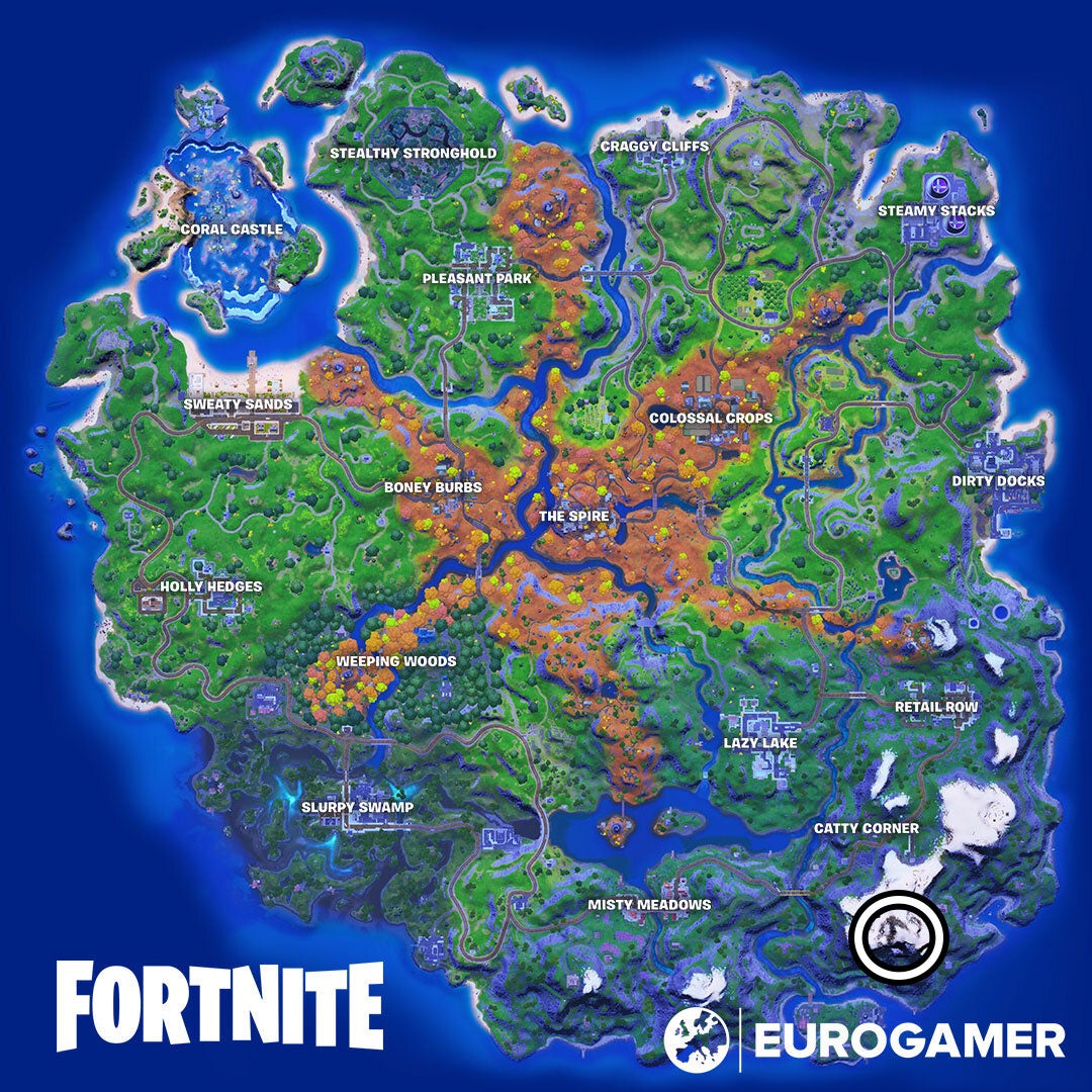 Fortnite   Tallest mountain location  Place a spirit crystal at the tallest mountain explained - 80