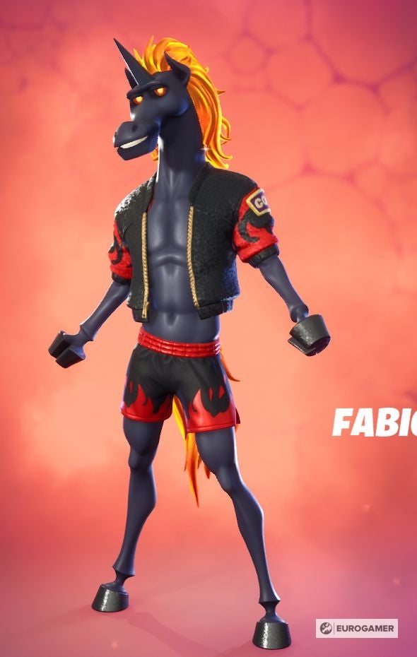 Fortnite Season 8 Battle Pass skins  including Charlotte  Kor  Fabio Sparklemane  Torin and Carnage - 91
