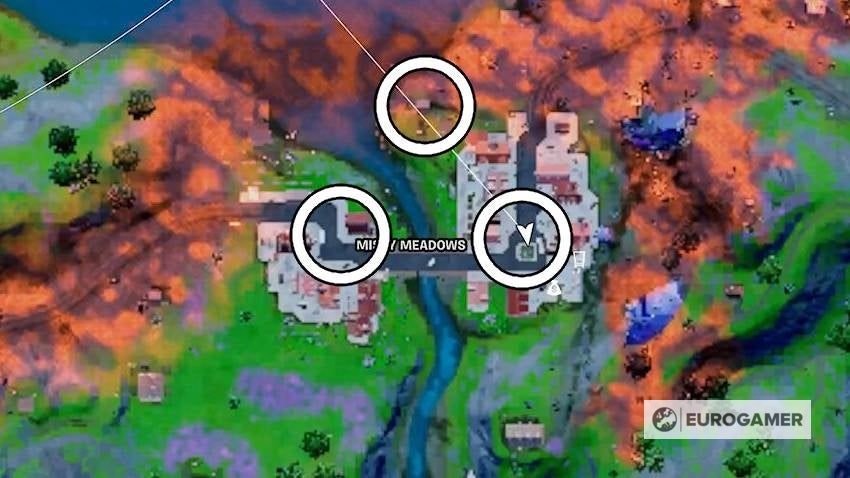 Fortnite Seismograph locations in Misty Meadows and Catty Corner explained - 66