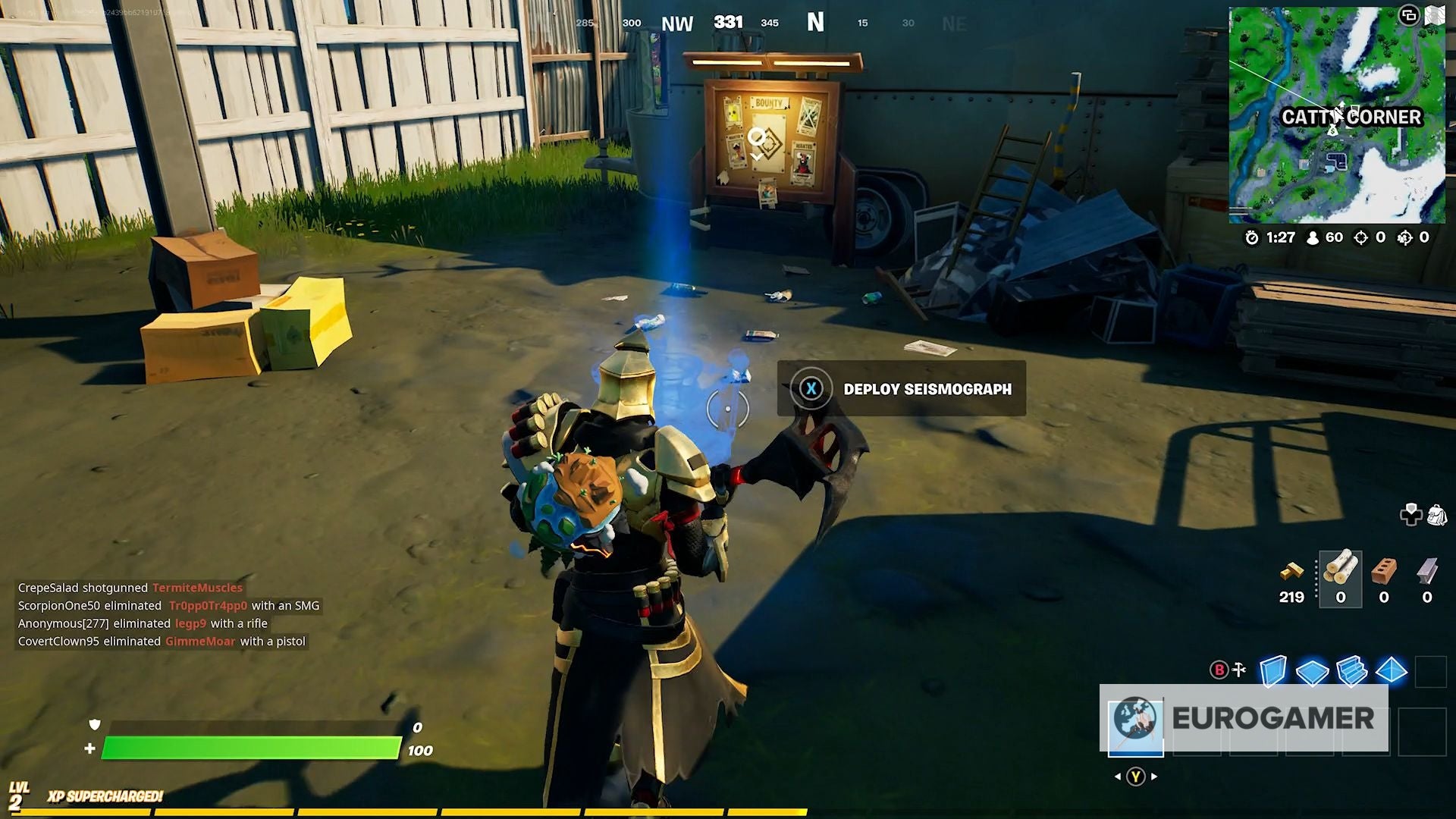 Fortnite Seismograph locations in Misty Meadows and Catty Corner explained - 75