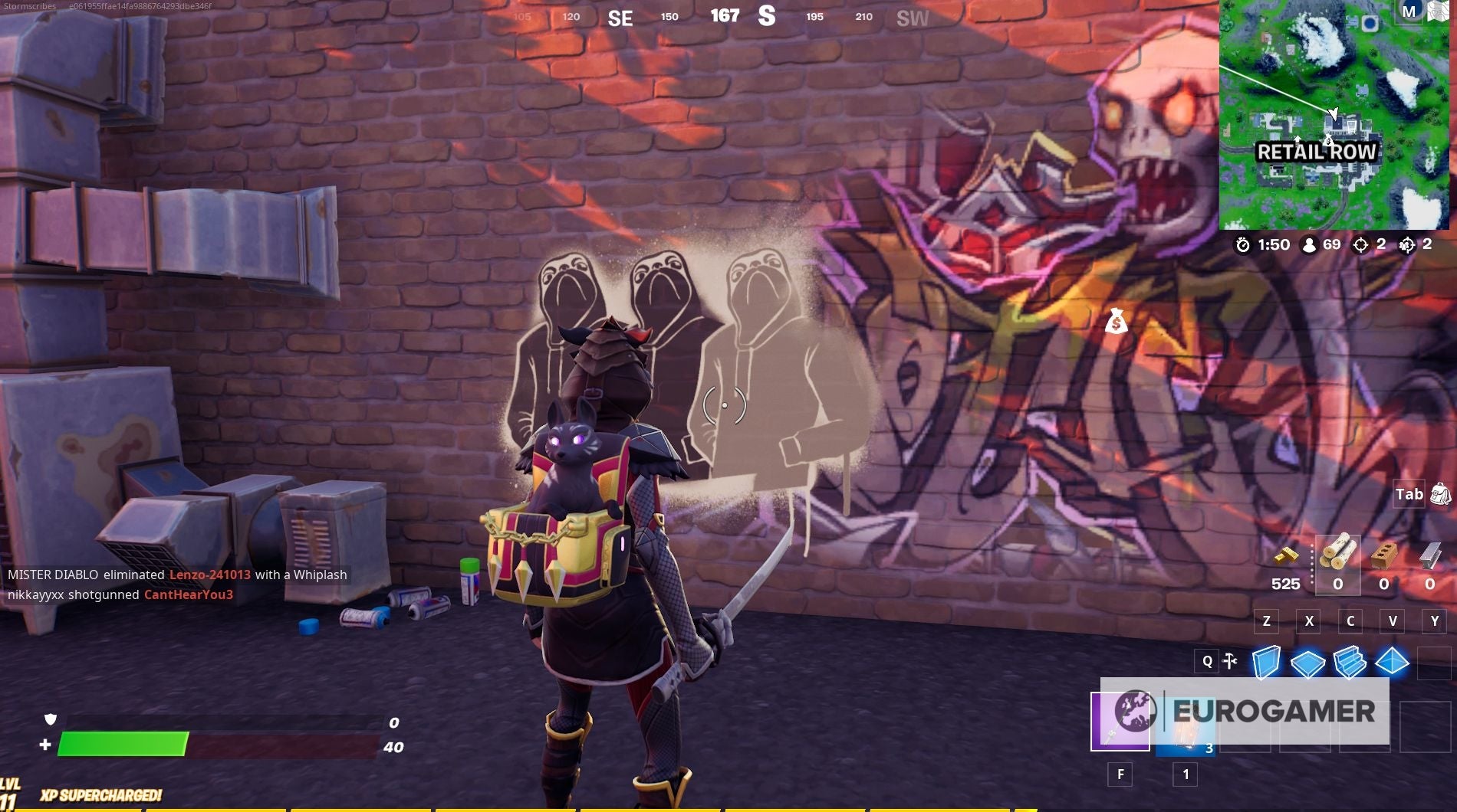 Fortnite   Shaggy Doggo graffiti locations  Where to emote in front of Shaggy Doggo graffiti at Retail Row  Believer Beach or Steamy Stacks - 31