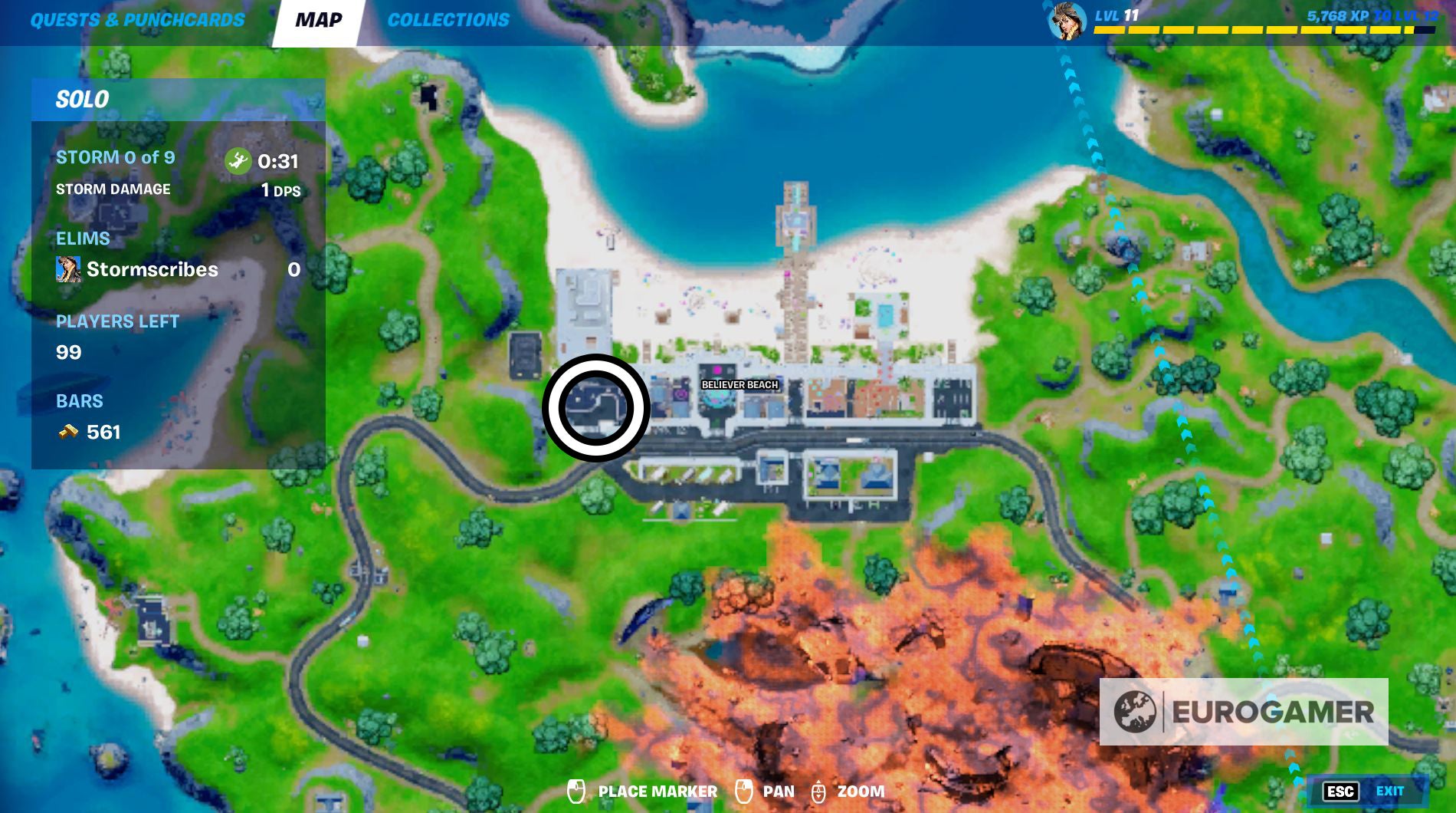 Fortnite   Shaggy Doggo graffiti locations  Where to emote in front of Shaggy Doggo graffiti at Retail Row  Believer Beach or Steamy Stacks - 5