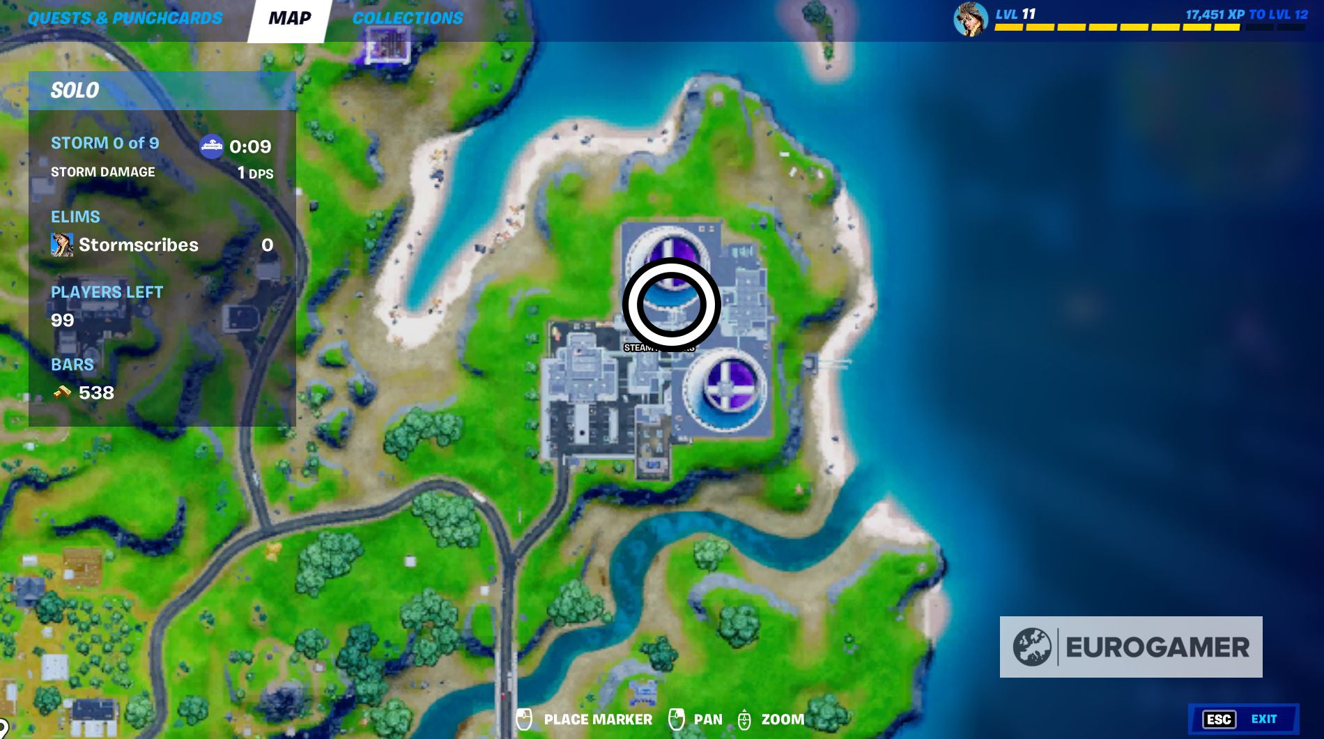Fortnite   Shaggy Doggo graffiti locations  Where to emote in front of Shaggy Doggo graffiti at Retail Row  Believer Beach or Steamy Stacks - 1