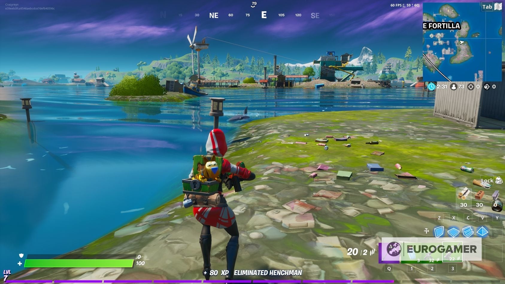 Fortnite Sharks explained  How to ride Loot Sharks and find Loot Shark locations - 94