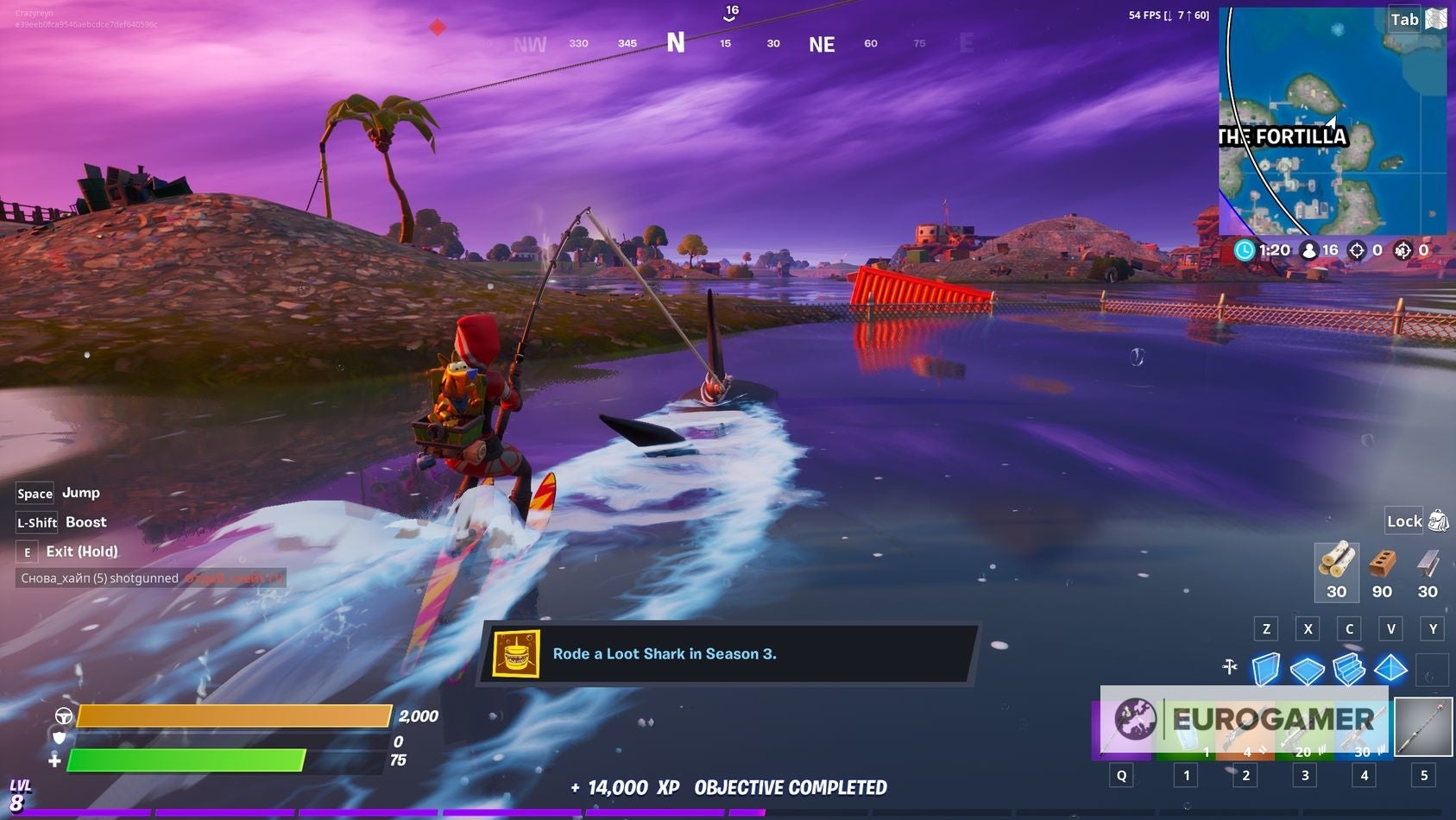 Fortnite Sharks explained  How to ride Loot Sharks and find Loot Shark locations - 90