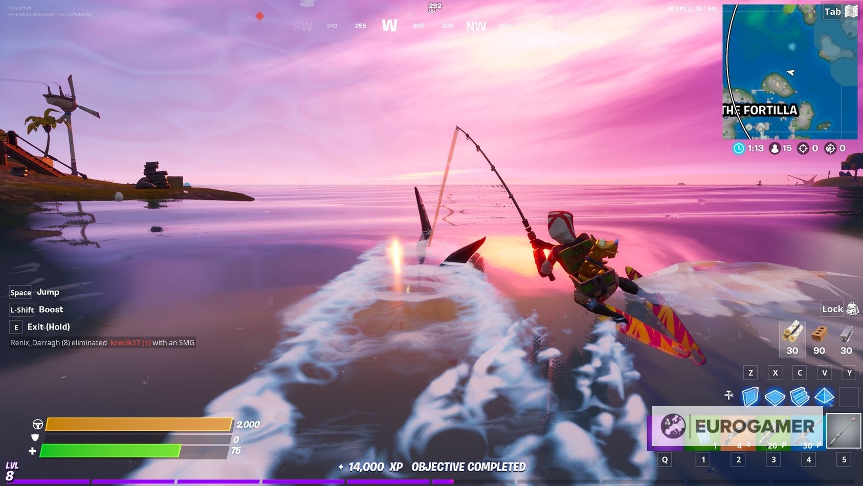 Fortnite Sharks explained  How to ride Loot Sharks and find Loot Shark locations - 86