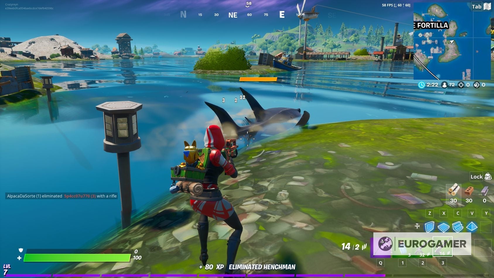 Fortnite Sharks explained  How to ride Loot Sharks and find Loot Shark locations - 3