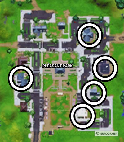 Fortnite   Spray Can locations  Where to find spray cans in warehouses in Dirty Docks or garages in Pleasant Park - 44