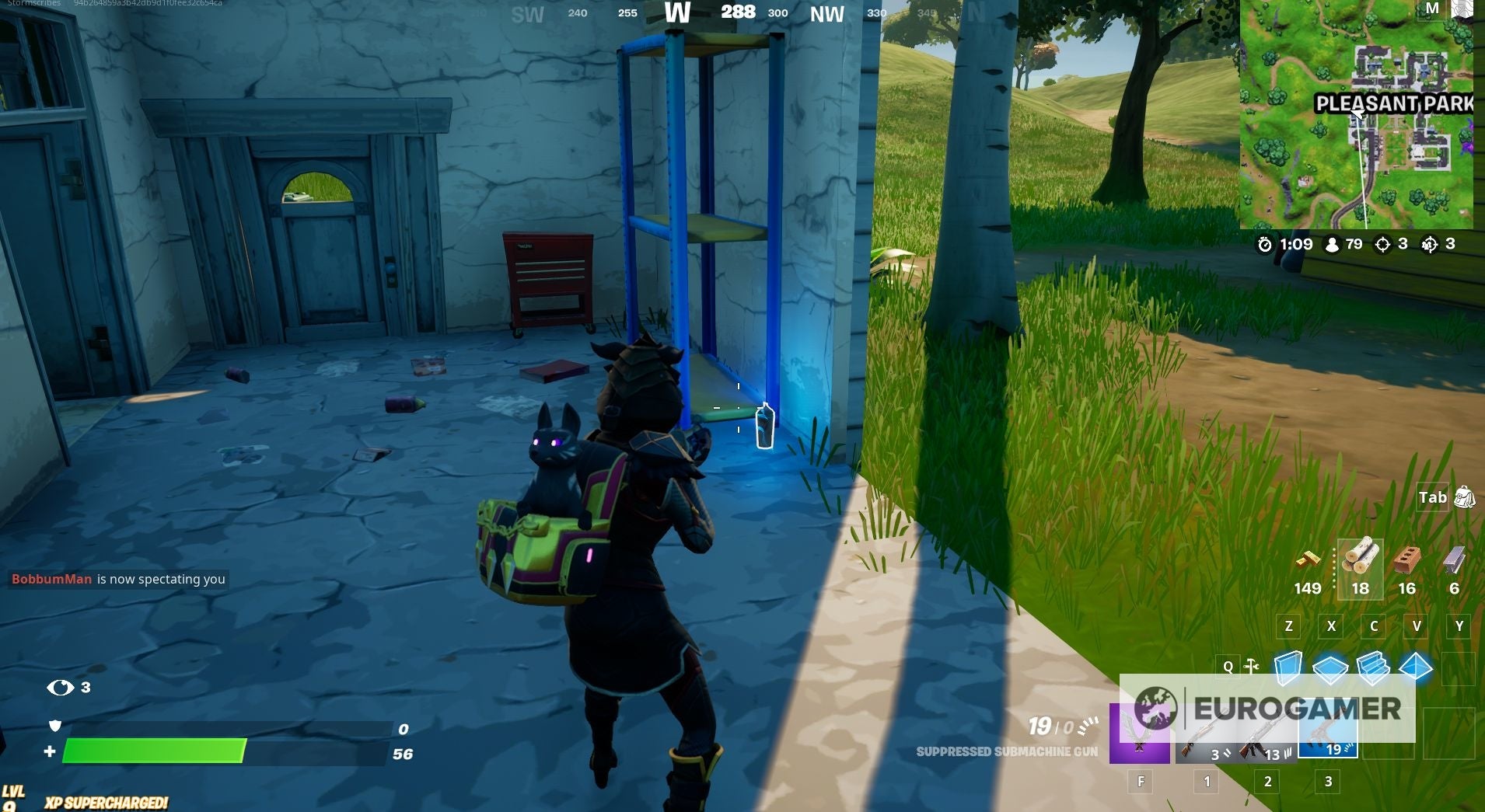 Fortnite   Spray Can locations  Where to find spray cans in warehouses in Dirty Docks or garages in Pleasant Park - 47