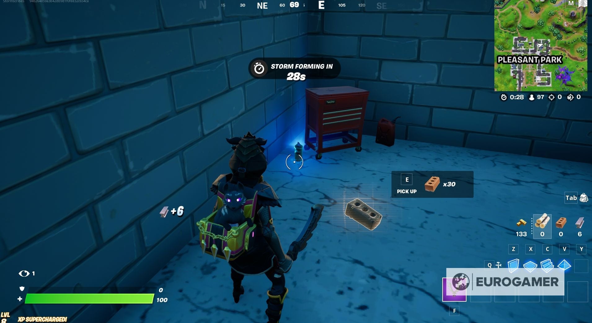 Fortnite   Spray Can locations  Where to find spray cans in warehouses in Dirty Docks or garages in Pleasant Park - 66