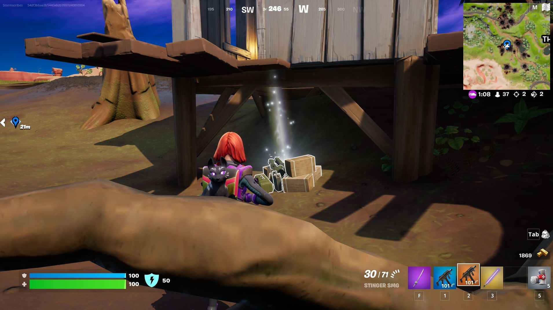 Where to recover stolen Seven supplies at IO locations in Fortnite - 96