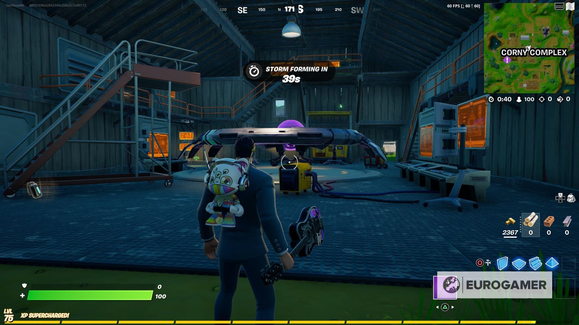 Fortnite  How to use the Grab itron or Saucer s tractor beam to deliver a tractor to Hayseed s farm explained - 54