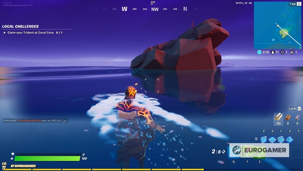 Fortnite Trident at Coral Cove location explained - 35