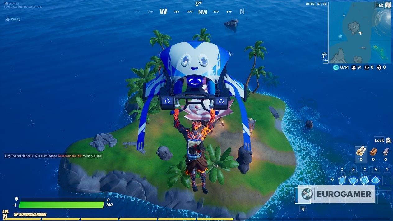 Fortnite Trident at Coral Cove location explained - 89