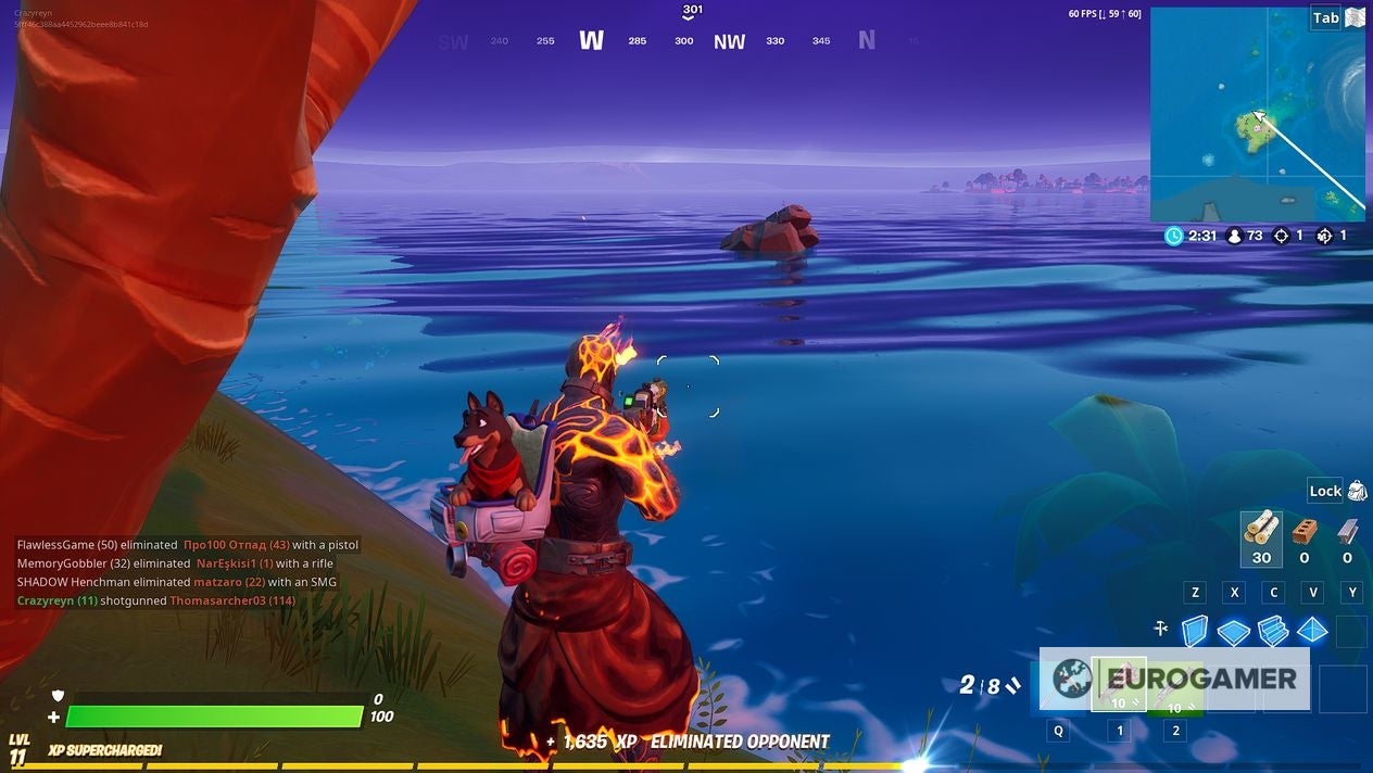 Fortnite Trident at Coral Cove location explained - 76