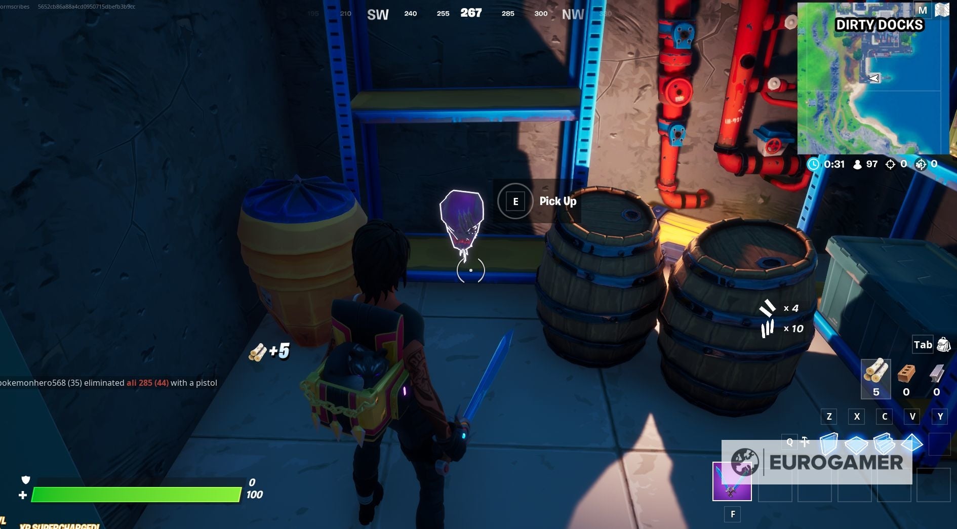 Fortnite   Finding Wolverine s Trophy in Dirty Docks explained - 43