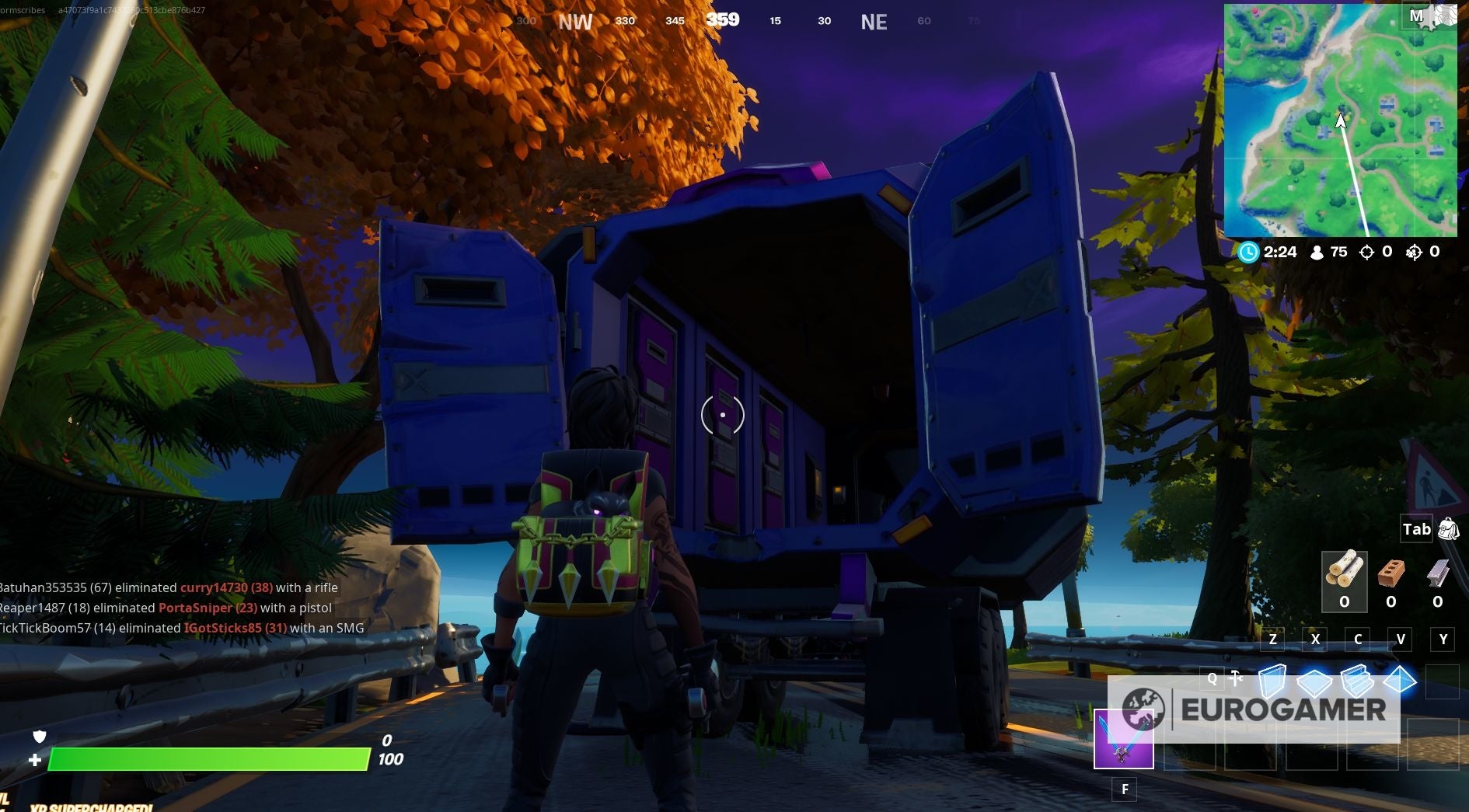 Fortnite   Locate a Trask Transport Truck explained - 43