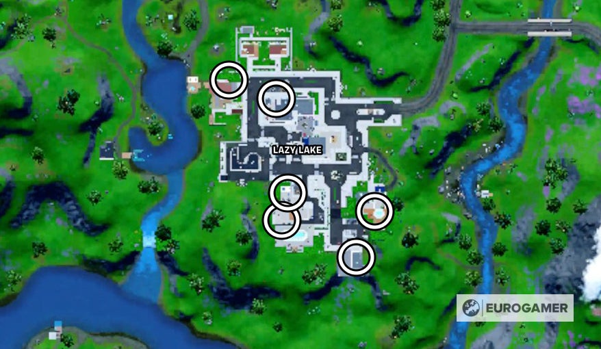 Fortnite  Where to collect a vase of flowers from Lazy Lake explained - 29
