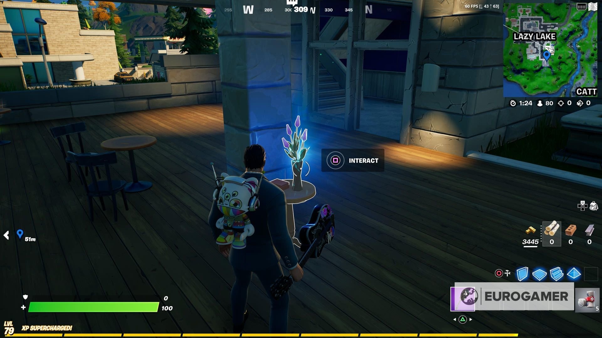 Fortnite  Where to collect a vase of flowers from Lazy Lake explained - 70