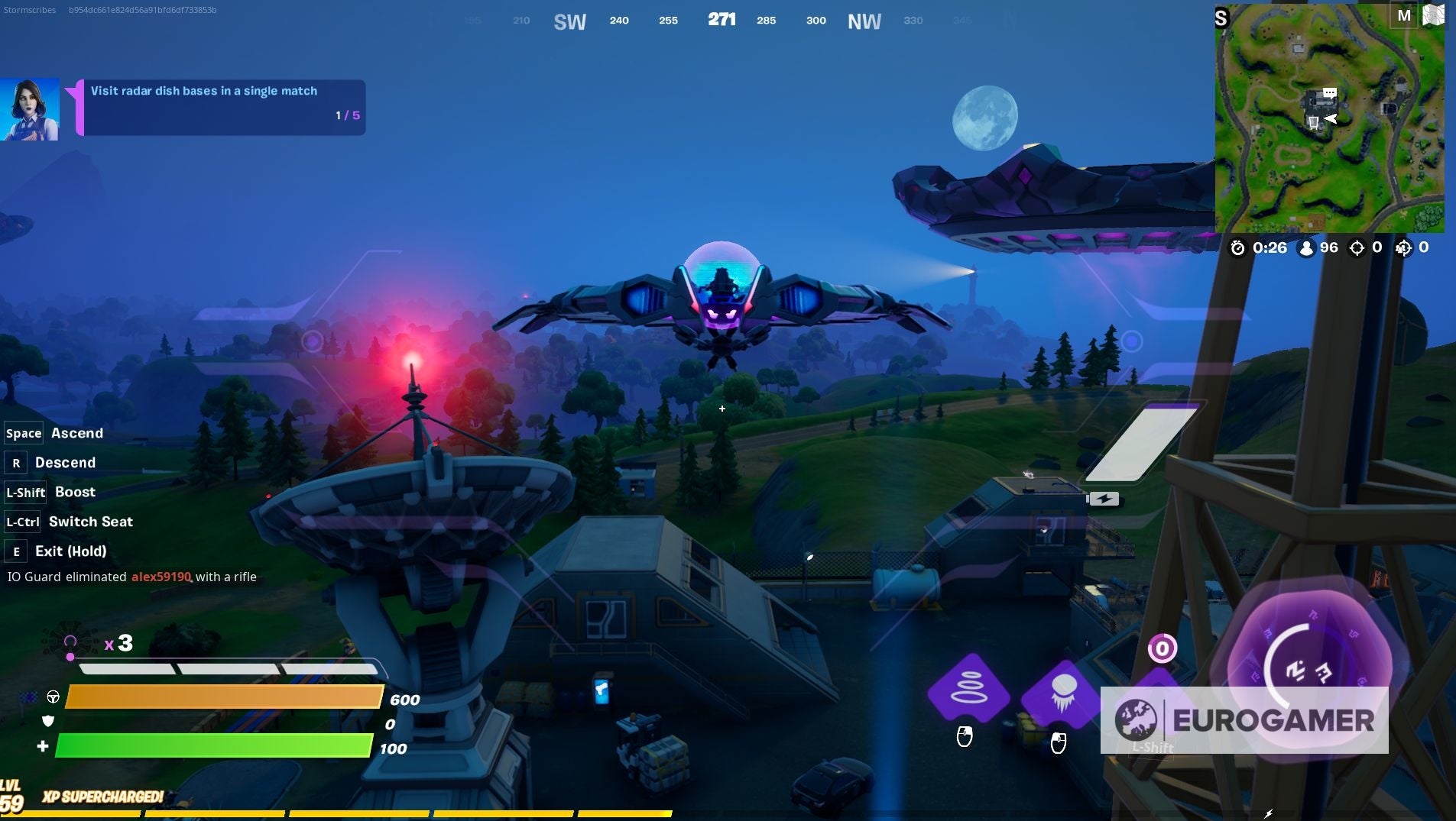 Fortnite   How to visit radar dish bases in a single match explained - 46