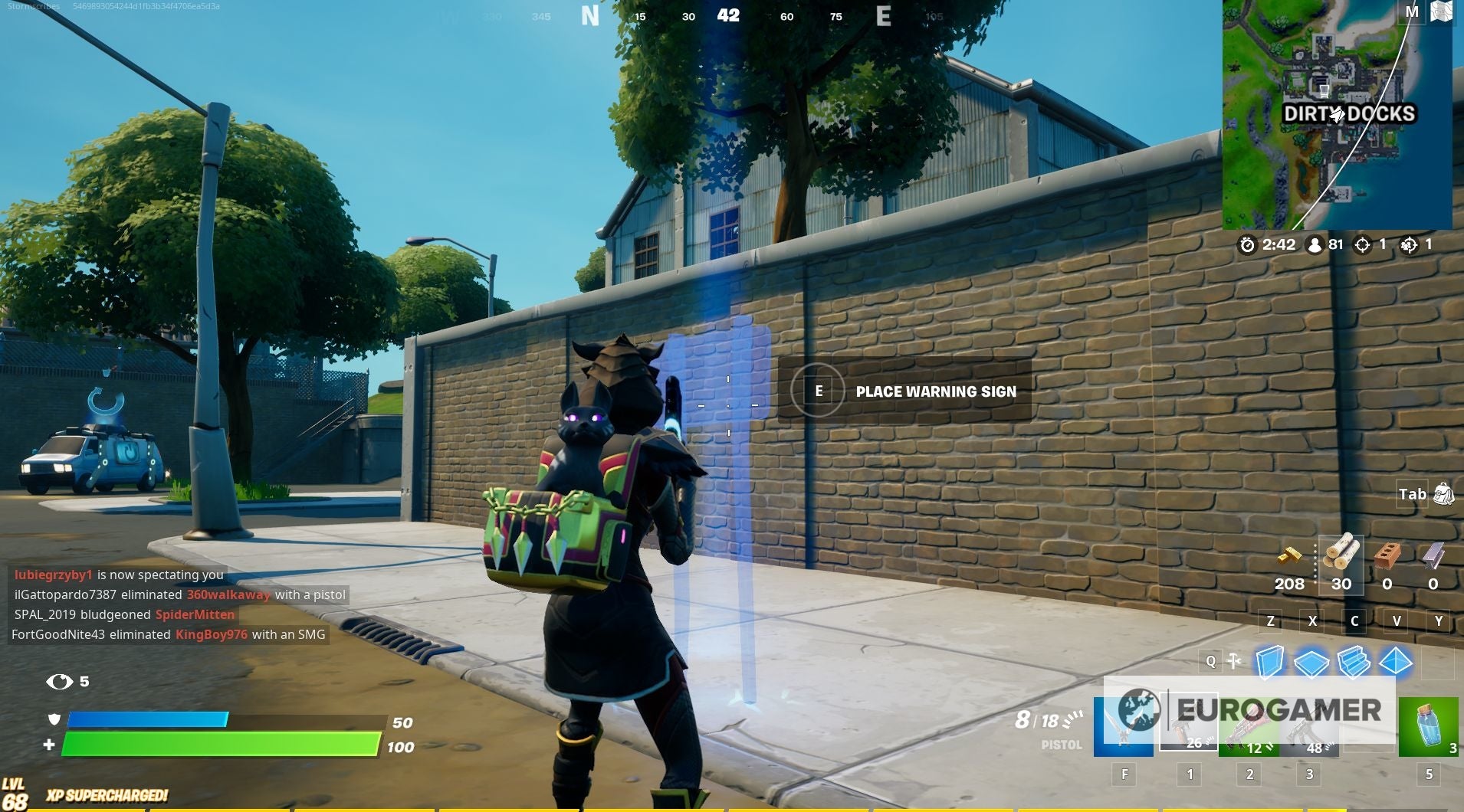 Fortnite   Warning signs locations  Where to place warning signs explained - 73