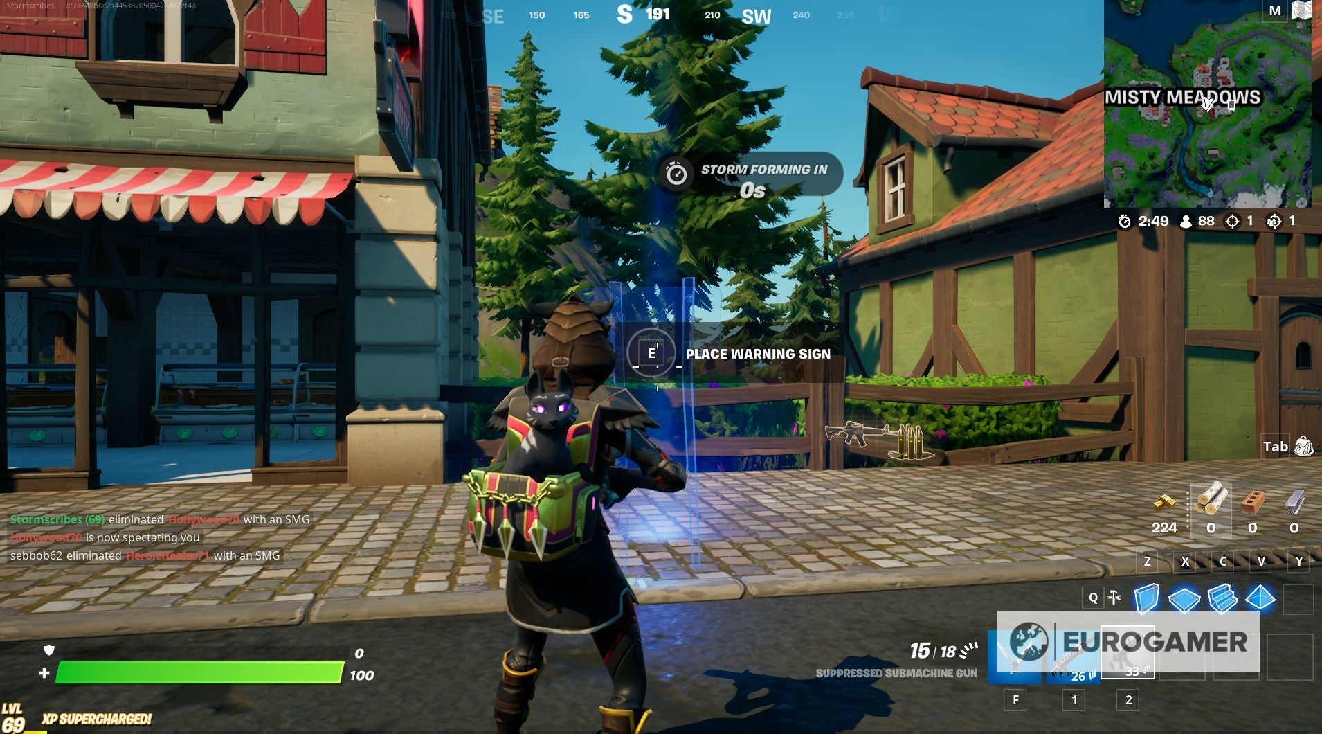 Fortnite   Warning signs locations  Where to place warning signs explained - 81