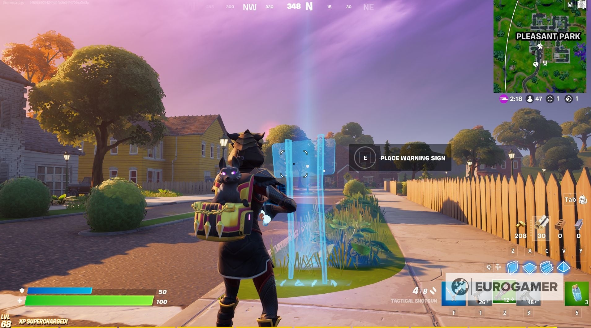 Fortnite   Warning signs locations  Where to place warning signs explained - 68