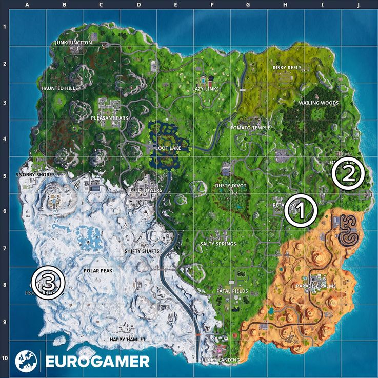 Map Of Water Towers Near Me Fortnite Water Tower, Ranger Tower And Air Traffic Control Tower Locations  | Eurogamer.net