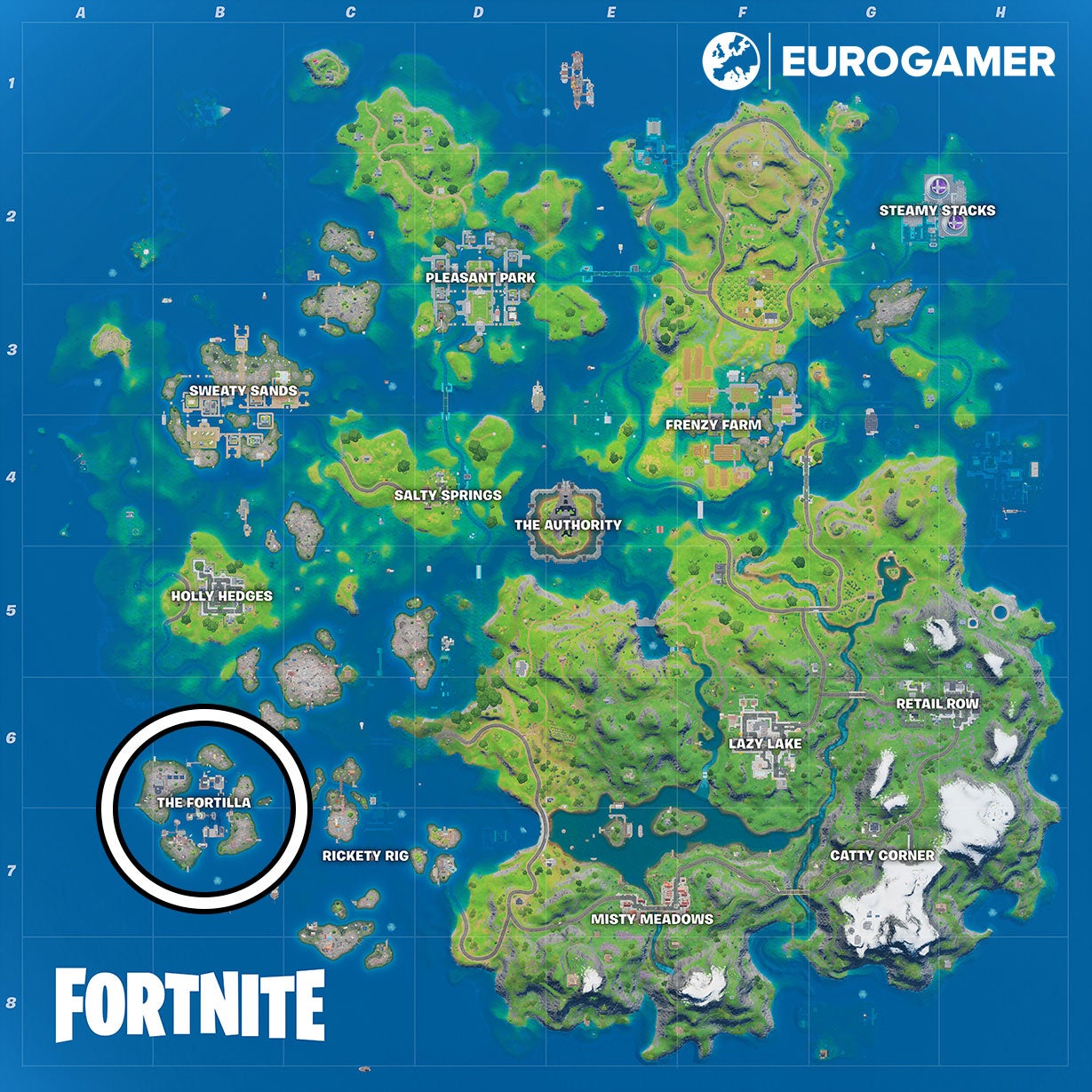 Fortnite Fortilla whirlpool explained  How to use a whirlpool at The Fortilla - 95