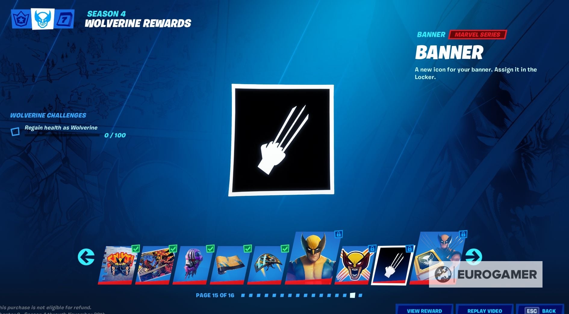 Fortnite Wolverine skin  How to unlock Wolverine and the Classic Wolverine variant by completing weekly challenges explained - 4