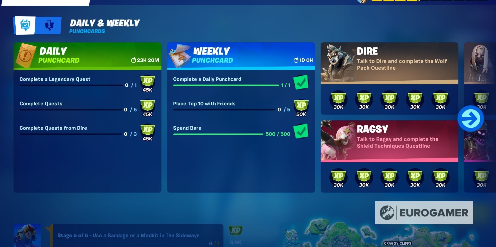 Fortnite Punchcards  This week s character Punchcards and when the next questlines go live explained - 84