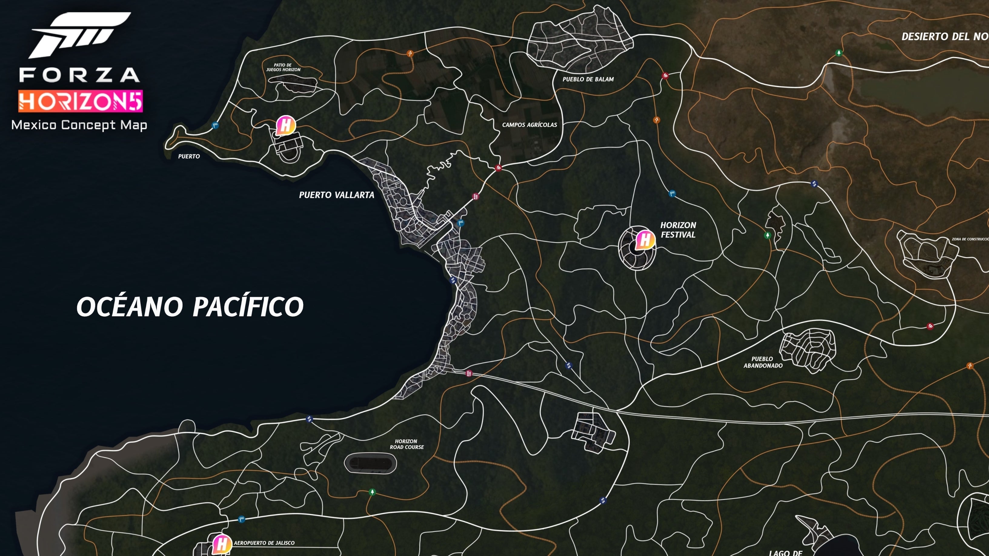 Image for Forza Horizon 5 v Mexiku? Neoficiální nástřel mapy