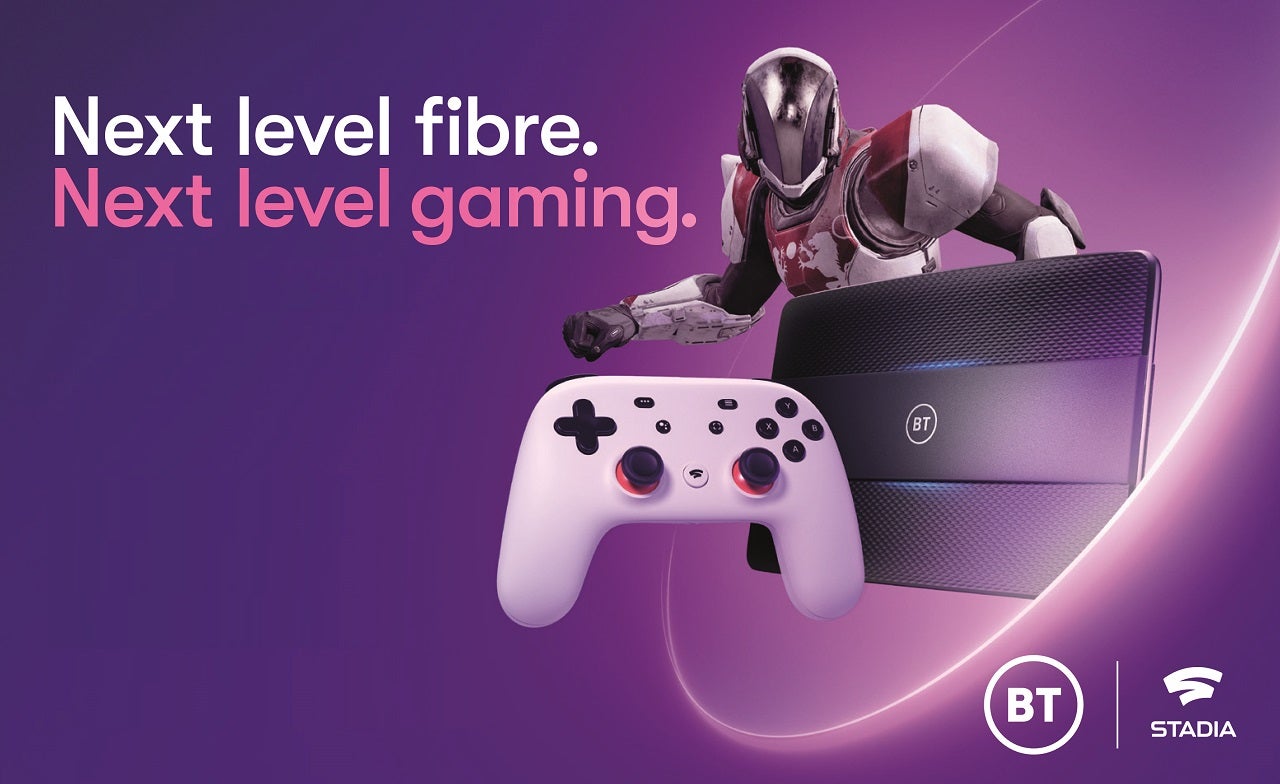 Image for BT is including a free Google Stadia with its fibre broadband deals