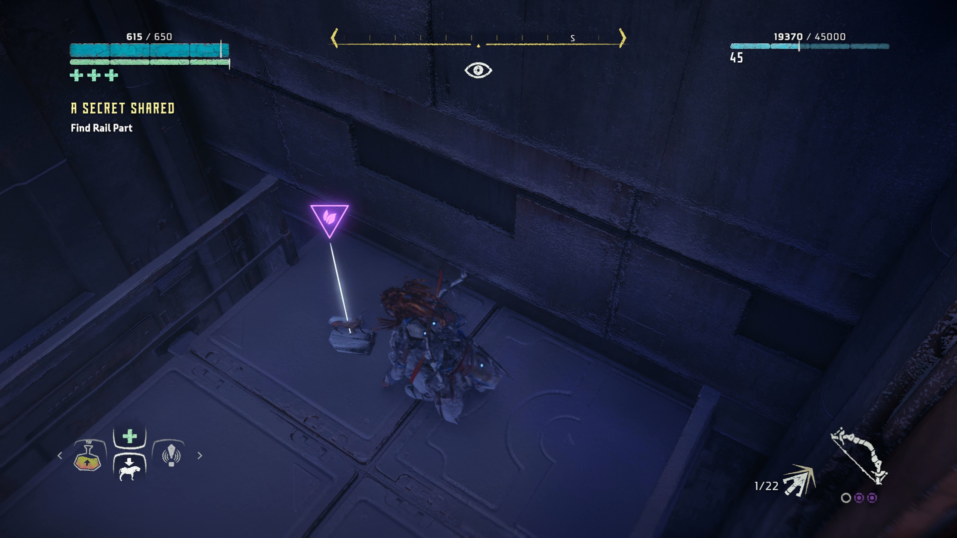 Horizon Frozen Wilds   A Secret Shared  How to upgrade your spear  find the Mounting Rail in the Horizon DLC - 41