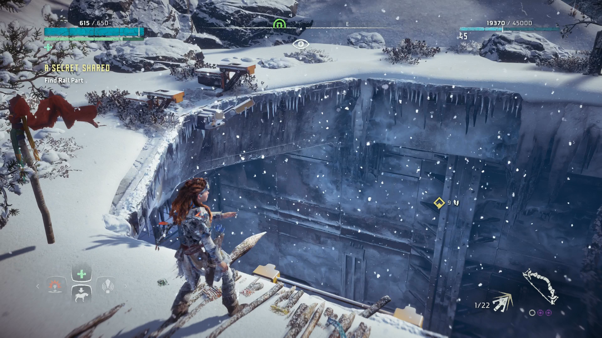 Horizon Frozen Wilds   A Secret Shared  How to upgrade your spear  find the Mounting Rail in the Horizon DLC - 24