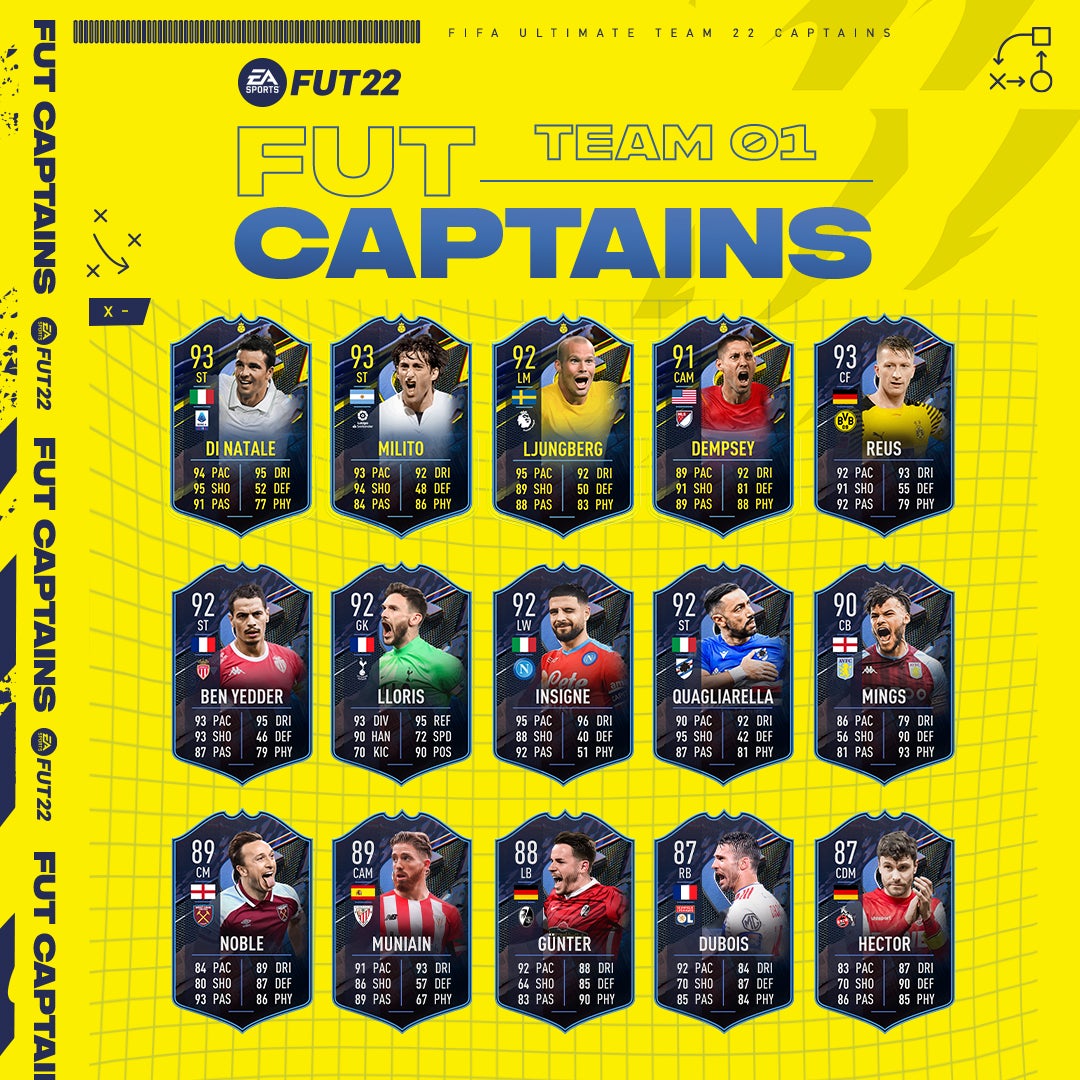 FIFA 22 Ultimate Team (FUT 22) FUT Captains everything you need to