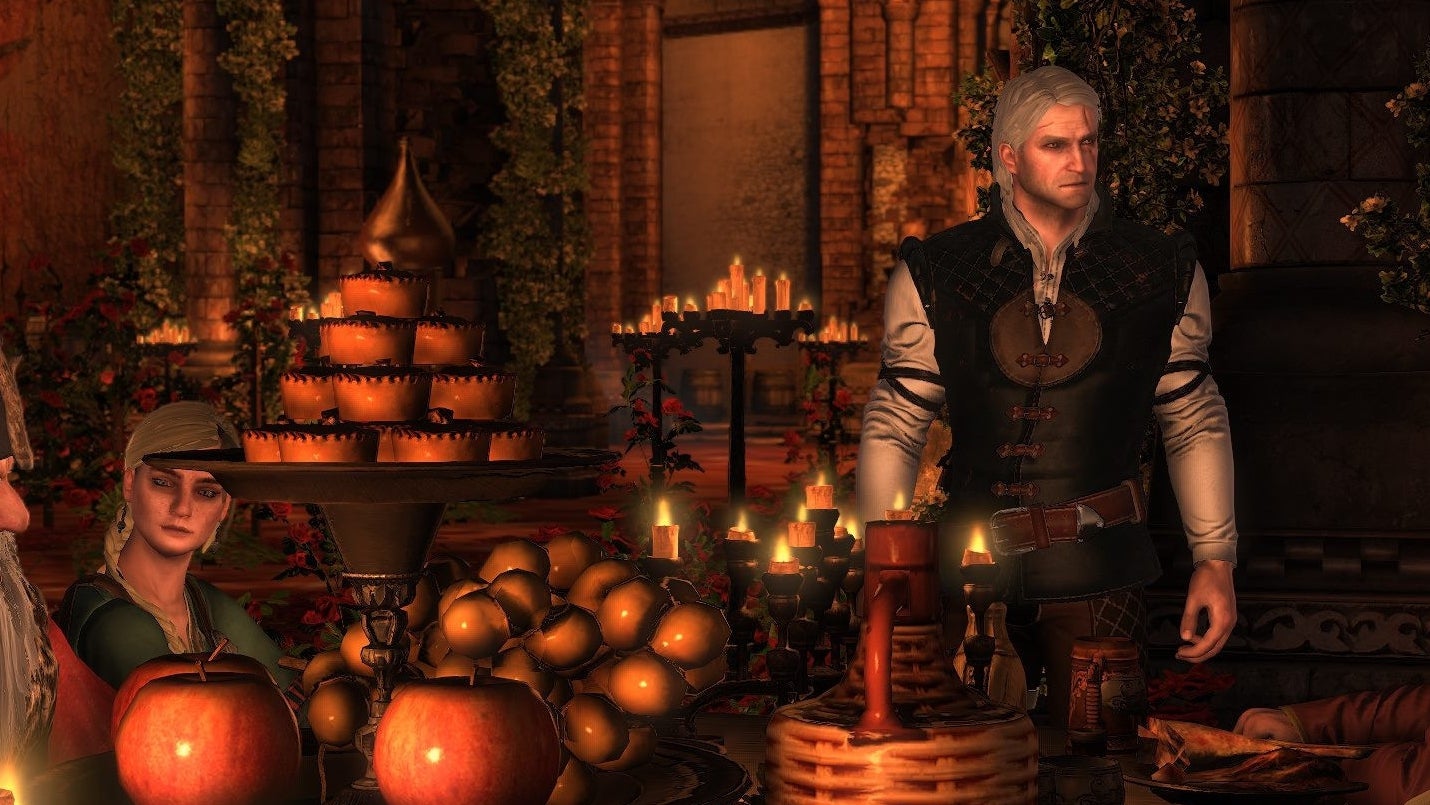 Obrazki dla Gameplay z moda Pożegnanie Białego Wilka prezentuje wieczór kawalerski Geralta