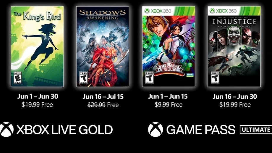 Imagem para Games With Gold de Junho mostram que a Microsoft está focada no Xbox Game Pass