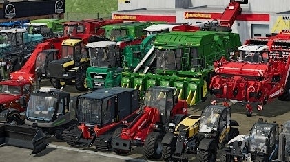 Image for Garáž Farming Simulator 2022 předvádí vozový park